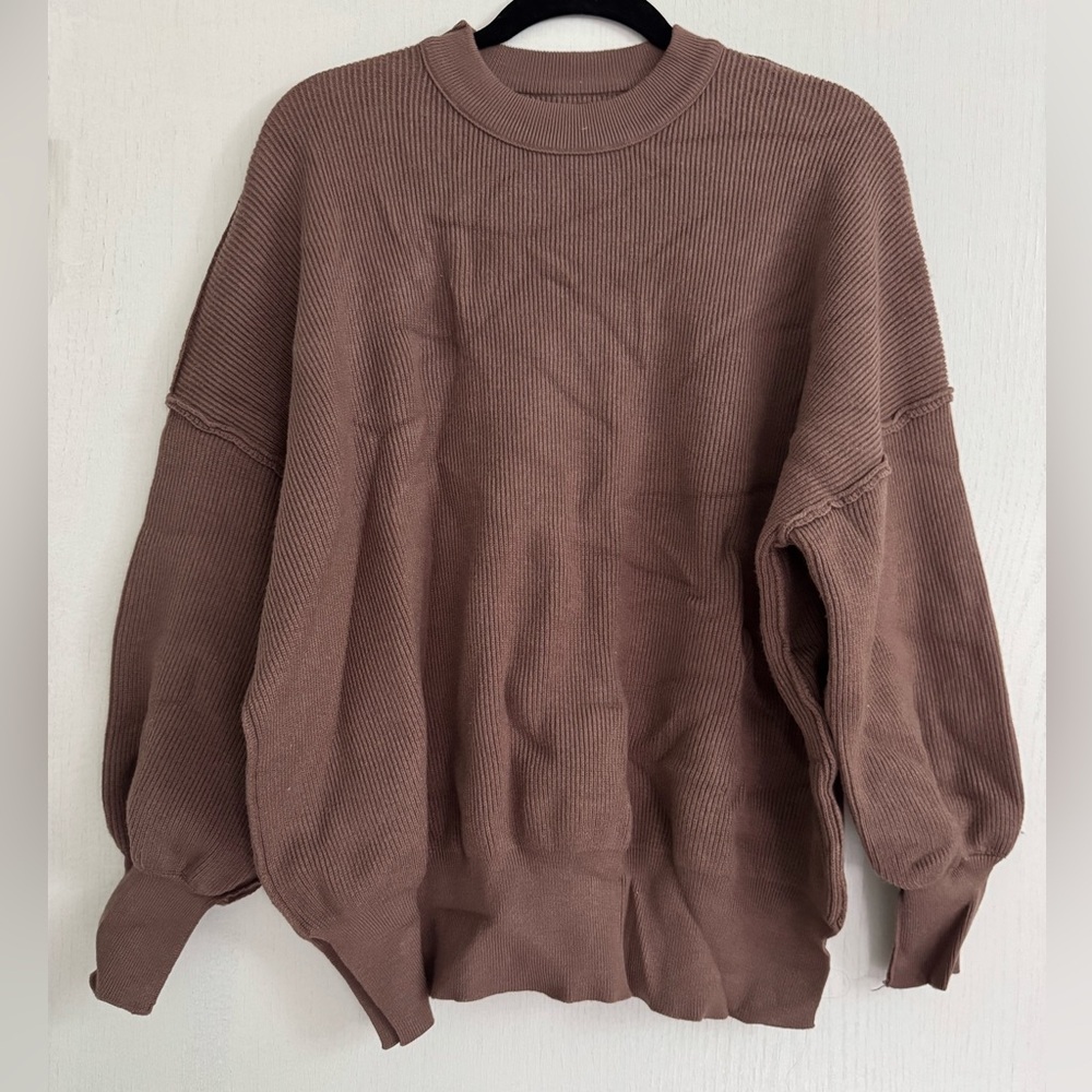 Brown Oversized Sweater